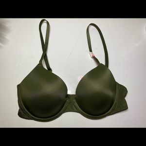 Olive Green VS PINK Bra